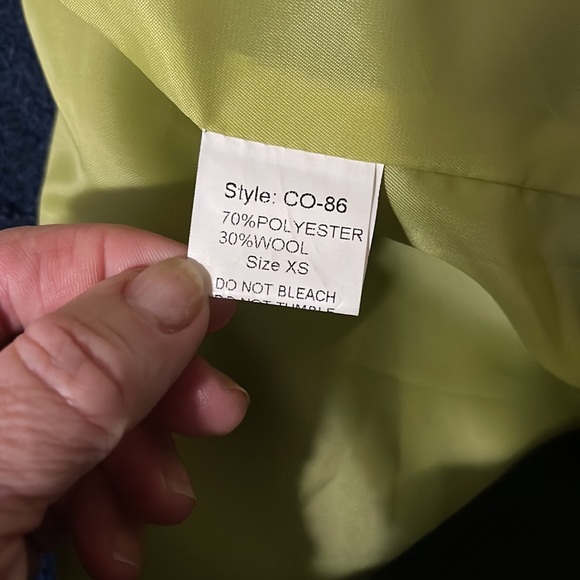 NWT Pink Martini wool blend military jacket - Picture 10 of 10